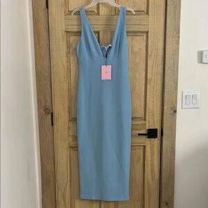 Hello Molly Sky Blue Midi Dress